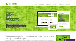 Desktop Screenshot of delsurdisenoweb.com.ar